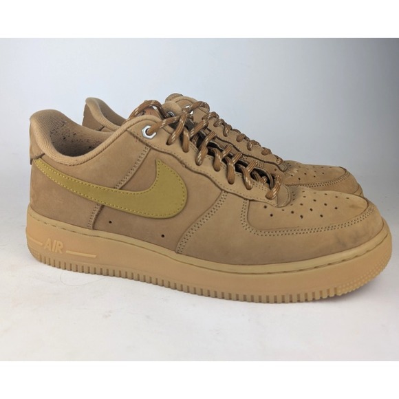 Nike Air Force 1 '07 Wheat Flax Shoes Sneakers Men's Size 9.5 - CJ9179-200